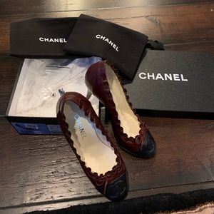 Chanel Ladies Two Tone Pumps